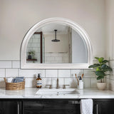 George Arched Mirror Silver