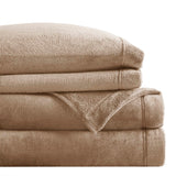 Micro Plush Solid Sheet Set, Taupe
