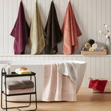 Antibacterial Spa-Like 8-Piece Bathroom Towel Set, White