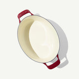 MADE IN Oval Enameled Cast Iron Dutch Oven