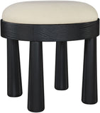 Larea - Upholstered Ottoman - Cream