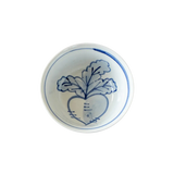 Japanese Ceramic Vegetable Pattern Bowl