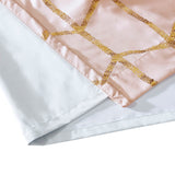 Metallic (Max Blackout) Window Panel, Pink/Gold