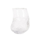 Portage Ice Clear Abstract Glass Vase- Medium