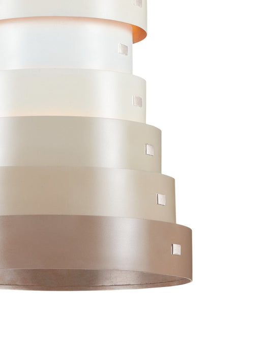 Graduation Small Taupe Chandelier