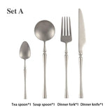 Retro 304 Stainless Steel Cutlery Set