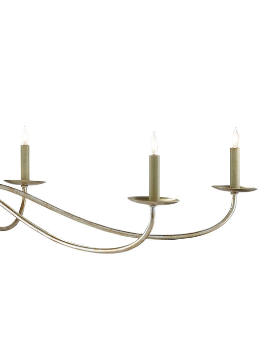 Saxon Large Silver Chandelier