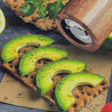 Wooden Salt and Pepper Grinders Set Manual Mills
