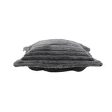 Puff Ottoman Cover & Cushion Shar Pei Charcoal/Black