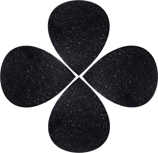 Petal - Coffee Table - Black Terazzo
