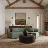Avanti - 104" Chenille Fabric Upholstered Sofa