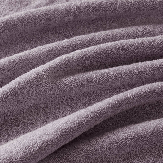 800 Gsm Ultra-Soft Cotton Absorbent Towel Set, Light Purple