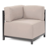 Axis 2pc Sectional Seascape Sand Titanium Frame
