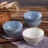 Set of 4 Japanese Ceramic Bowls for Dining