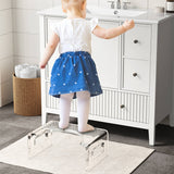 7'' Tall Acrylic Toilet Stool, Modern Non-Slip Potty Stool