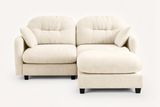 NUVIA 74" Loveseat with 1 Ottoman