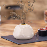 Christana Concaved Ceramic Vase- Short