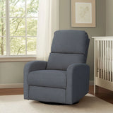 3-in-1 Swivel Glider Power Recliner Chair, Grey