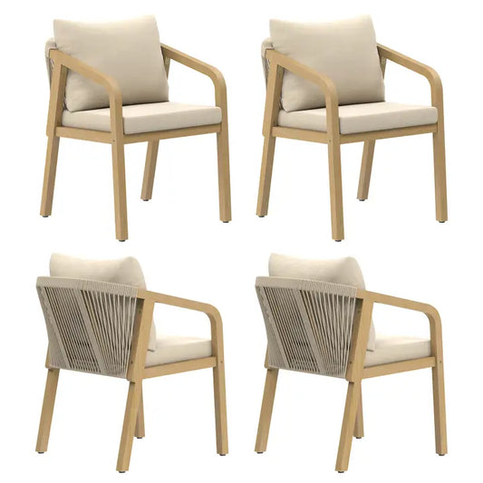 Acacia Wood Patio Dining Chairs