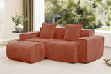 HARRISON 78" Loveseat with 1 Ottoman