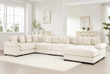 DESEO 233" Sectional Sofa with Ottoman