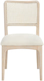 Atrium - Upholstered Seat Dining Chair With Brushed Natural Base (Set of 2)