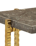 Flying Marble Gold Drinks Table