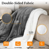 Wholesale Electric Heated Flannel Blanket with 10 Heating Levels