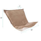 Puff Chair Cover & Cushion Pana Sand/Natural
