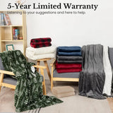 Wholesale Electric Heated Flannel Blanket with 10 Heating Levels