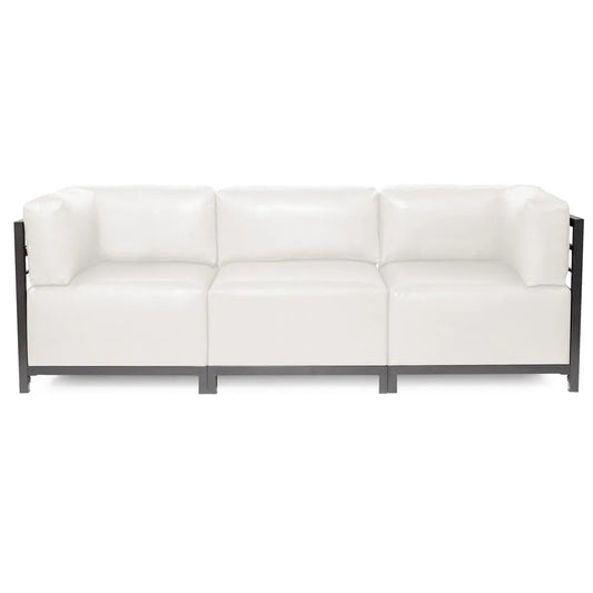 Axis Ottoman Avanti White Titanium Frame