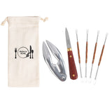 French Home 6-Piece Essential Seafood Utensil Set