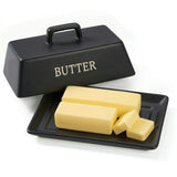 Extra Large Ceramic Butter Dish with Lid