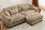 CLOUDIES 94" Loveseat with 1 Ottoman