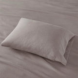 Flannel Cotton Winter Sheet Set, Earthy Grey