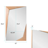 Mojgan Modern Dimensional Oversized Mirror