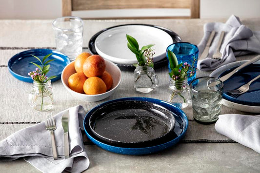 Camp Charcoal Coupe Plate 11"