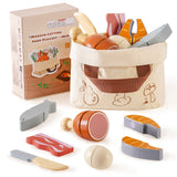 ROBUD Wooden Childs Play Food Set -  Meat