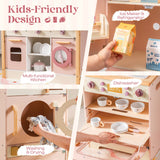 ROBUD Wooden Kids Kitchen PlaySet Series -Pink