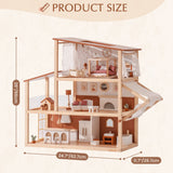 ROBUD Wooden Dollhouse - Bohemian