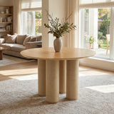 Drift 47.5'' Round Dining Table Walnut
