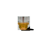 Set of 6 Skull Shot Glasses – 1.75 oz Glass Novelty Drinkware for Halloween Parties, Cocktail Bars & Home Decor