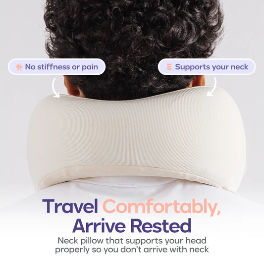 Mellow x AVIO Travel Neck Pillow Creme