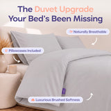 MellowSoft™ Duvet Set Gray
