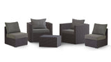 Transformer Patio Conversation Set - Modular 3 Piece to 5