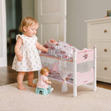 ROBUD Pink Princess Bunk Bed