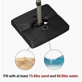 PURPLE LEAF OPEN BOX Cantilever  Umbrella Weighted Base ZY01HLRBASE-100