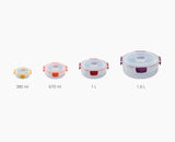 Nest™ Lock 4-Piece Multicolour Round Food Container Set
