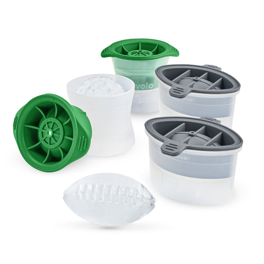 Golf and Football Ice Molds - Set of 4