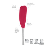 Flex-Core® Silicone and Stainless Steel Jar Scraper
